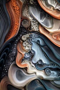 梦幻流体艺术纹理图案