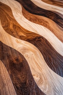 波浪纹多彩实木地板纹理