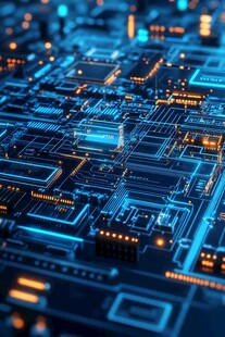科技感十足的电路板世界