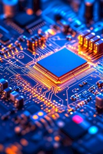 芯片特写 精密电路板之美