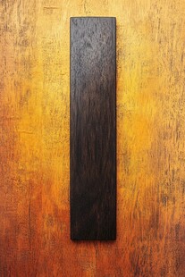 黑色长条木板展示图