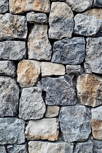 石块堆砌的纹理墙面