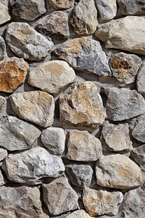石块堆砌的纹理墙面