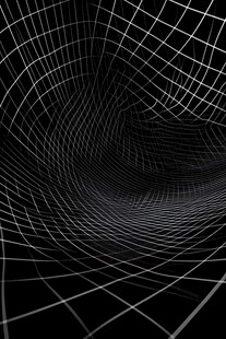 黑白网格扭曲抽象背景图
