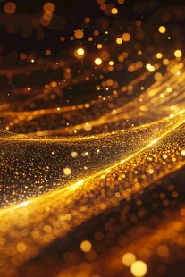 金色流光背景图