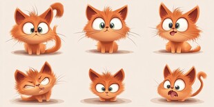 可爱橘猫表情包大集合