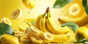 新鲜香蕉大集合 汁水飞溅
