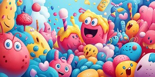 欢乐卡通糖果精灵大派对