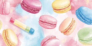 梦幻马卡龙与多彩唇膏