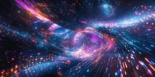 梦幻宇宙漩涡绚丽景象