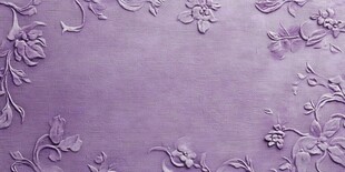 紫色花卉浮雕纹理背景图