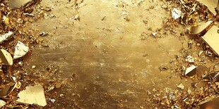 金色碎屑铺就奢华背景