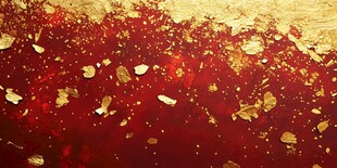 红底金箔纹理背景图