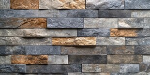 石砌墙面纹理 自然美感