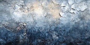 斑驳灰蓝墙面纹理