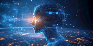 科技人脑与地球的梦幻图景