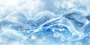 梦幻蓝色动感波纹背景