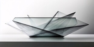 几何造型玻璃艺术摆件