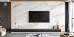 现代简约风客厅电视背景墙