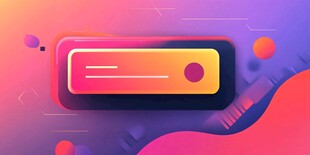 多彩渐变登录界面元素