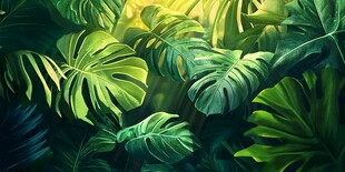 梦幻热带绿植景观