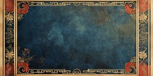 中式复古边框背景图