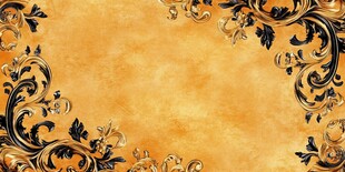 金色奢华花纹背景图