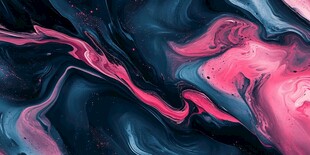 梦幻流体色彩抽象艺术图