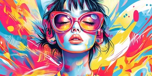梦幻时尚少女的多彩世界