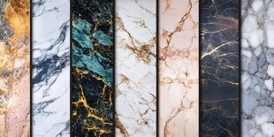 多样奢华大理石纹理展示