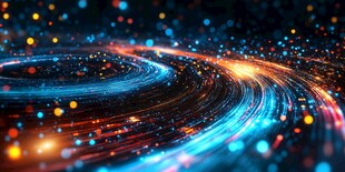 绚丽流光溢彩的科技动感画面