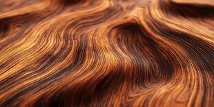 木纹波浪纹理特写