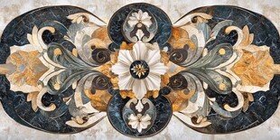 欧式精美大理石拼花图案