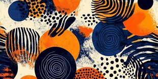 抽象几何图案艺术背景