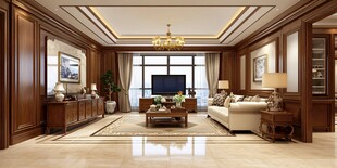 中式典雅客厅室内装饰图