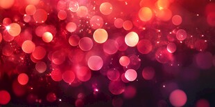 梦幻红色光斑背景效果