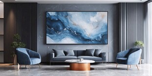 现代简约风客厅艺术装饰