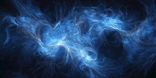 蓝色梦幻抽象光效纹理