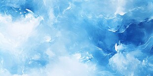 梦幻蓝色云雾背景图