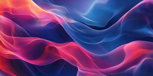 梦幻炫彩流动波纹背景