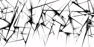 黑白几何线条抽象背景图