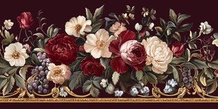 复古花卉装饰图案