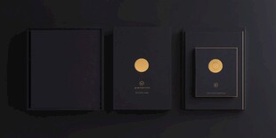 黑色奢华礼盒套装展示