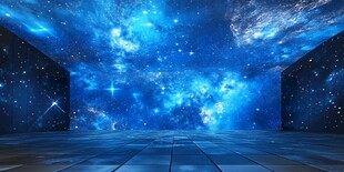 梦幻星空室内场景