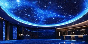 梦幻星空主题室内空间