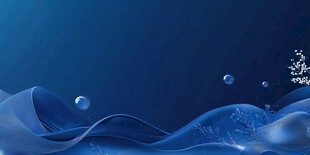 梦幻蓝色水波背景画面