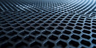 金属网格纹理特写