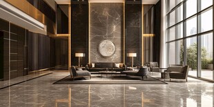 豪华现代风大堂室内空间