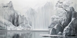 水墨山水 静谧空灵之景