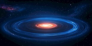 宇宙漩涡 神秘璀璨星系图景